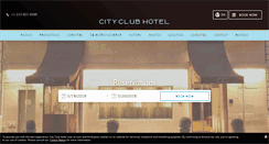 Desktop Screenshot of cityclubhotel.com